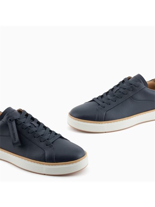 Leather sneakers with contrasting welt Emporio Armani | EM003081 AF18228.UB109